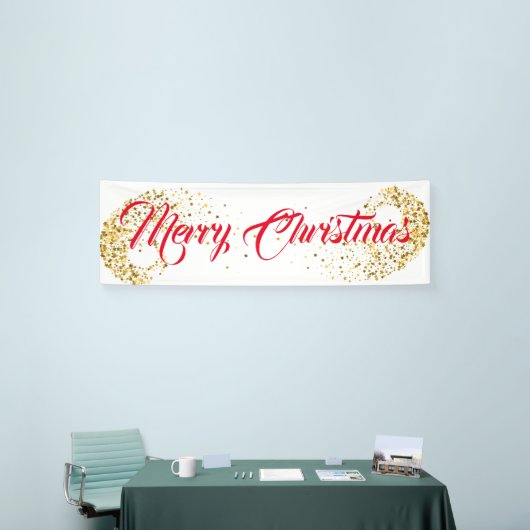 Indoor Banner frohe Weihnachten (Messeveranstaltung)
