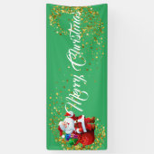 Indoor Banner frohe Weihnachten (Vertikal)