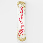 Indoor Banner frohe Weihnachten (Vertikal)