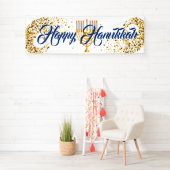 Indoor Banner-Happy Hanukkah Banner (Insitu)