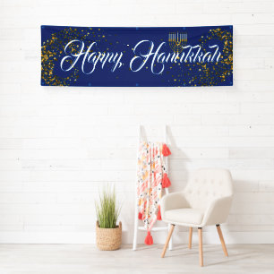 Indoor Banner-Happy Hanukkah Banner