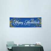 Indoor Banner-Happy Hanukkah Banner (Messeveranstaltung)
