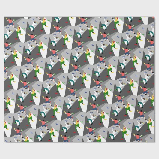 Indoor Climbing Geschenkpapier (Flach)
