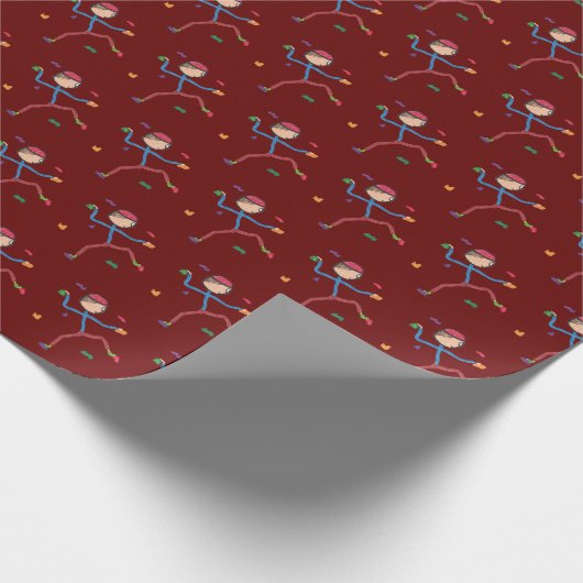 Indoor Climbing Geschenkpapier (Ecke)