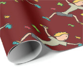 Indoor Climbing Geschenkpapier (Rolleneckpunkt)