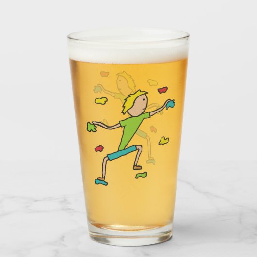 Indoor Climbing Glas (Vorne (Gefüllt))