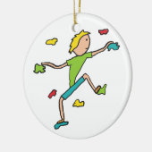 Indoor Climbing Keramik Ornament (Links)