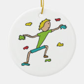 Indoor Climbing Keramik Ornament (Vorne)