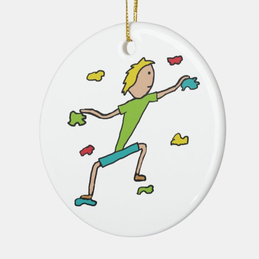 Indoor Climbing Keramik Ornament (Links)