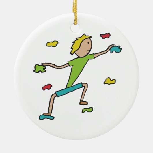 Indoor Climbing Keramik Ornament (Hinten)