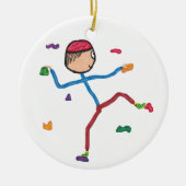 Indoor Climbing Keramik Ornament (Vorne)