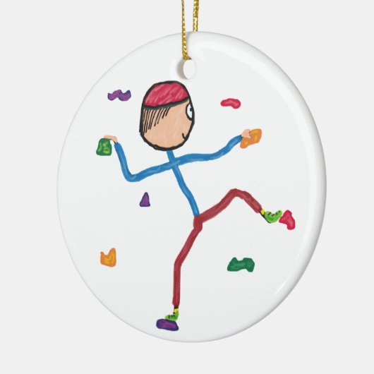 Indoor Climbing Keramik Ornament (Links)