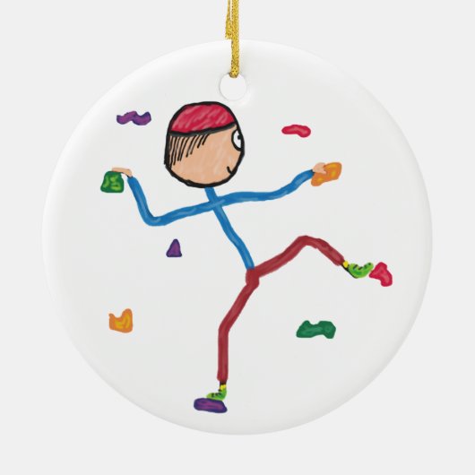 Indoor Climbing Keramik Ornament (Hinten)