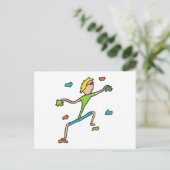 Indoor Climbing Postkarte (Stehend Vorderseite)