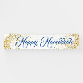 Indoor Custom Banner Happy Hanukkah (Horizontal)