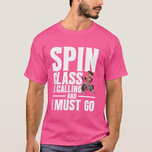 Indoor Cycling Spin Instructor Workout Spinning SP T-Shirt (Vorderseite)