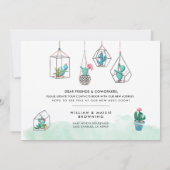 Indoor Garden Cacti Wir haben eine neue Adresse ve Ankündigung (Rückseite)