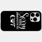 Indoor-Haustier-Kitty Case-Mate iPhone Hülle (Rückseite (Horizontal))