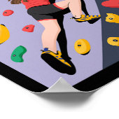 Indoor-Kletterwand-Kunst Poster (Ecke)