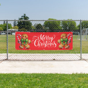 Indoor Outdoor Custom Banner-Frohe Weihnachten Banner