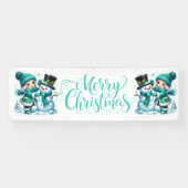 Indoor Outdoor Custom Banner-Merry Christmas Banner (Horizontal)