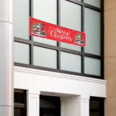 Indoor Outdoor Custom Banner-Merry Christmas Banner (Äußeres Gebäude)