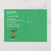 Indoor, Outdoor Nature in Bloom Ankündigungspostkarte (Rückseite)