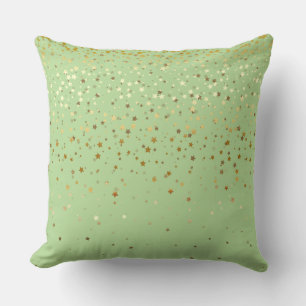 Indoor Petite Golden Stars Quadratisches Kissen-Ap Kissen