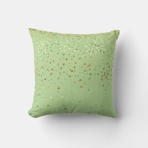 Indoor Petite Golden Stars Quadratisches Kissen-Ap Kissen
