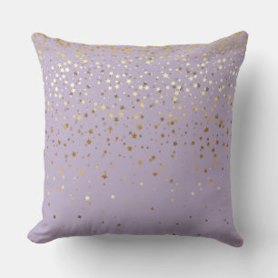 Indoor Petite Golden Stars Quadratisches Kissen-La Kissen