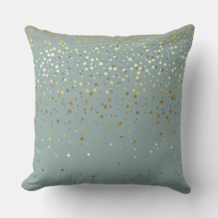 Indoor Petite Golden Stars Quadratisches Kissen-Se Kissen