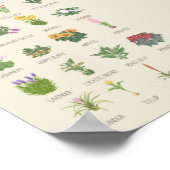 Indoor Pflanze + Names Gardener Pflanze Liebhaber Poster (Ecke)