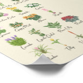 Indoor Pflanze + Names Gardener Pflanze Liebhaber  Poster (Ecke)