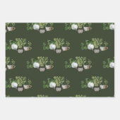 Indoor Plants Wrapping Paper Geschenkpapier Set (Vorderseite 3)