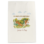 Indoor playground birthday party mittlere geschenktüte (Vorderseite)