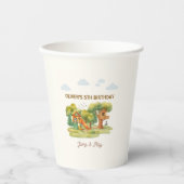 Indoor playground birthday party pappbecher (Vorderseite)