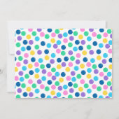 Indoor Playground Geburtstagsfeier Einladung (Rückseite)