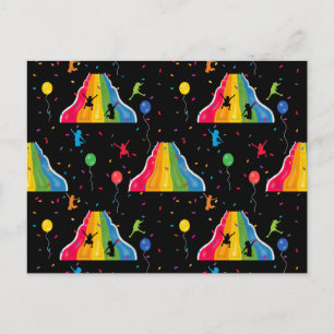 Indoor-Rutschpark Kinder-Spielplatz Postkarte