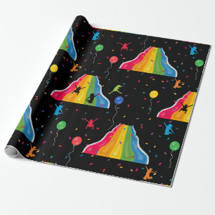 Indoor-Rutschpark-Kinderspielplatz Geschenkpapier
