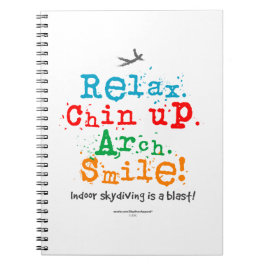 Indoor Skydiving ist ein Blast! Notizblock