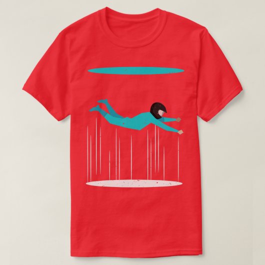 Indoor Skydiving Wind Tunnel T-Shirt (Design vorne)