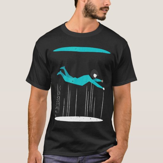 Indoor-Skydiving-Windkanal T-Shirt (Vorderseite)