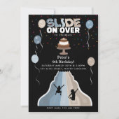 Indoor Slide Park Boys Playground Birthday Party Einladung (Vorderseite)