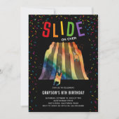 Indoor Slide Park Kindergeburtstag Party Einladung (Vorderseite)