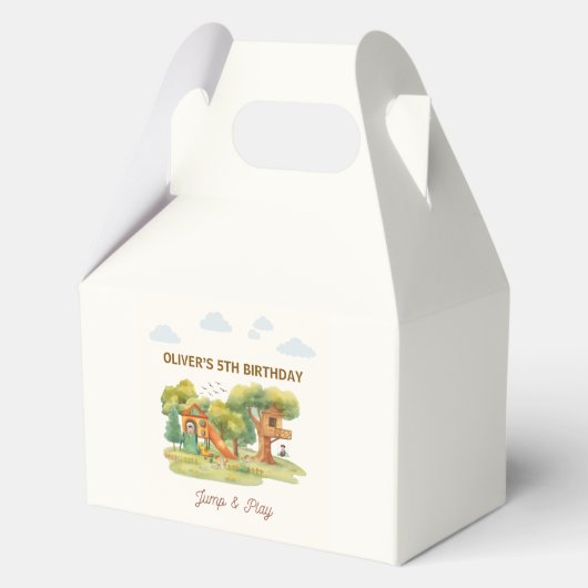 Indoor-Spielplatz-Geburtstagsfeier Geschenkschachtel (Vorderseite)