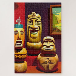 Indoor Tiki Life Ken Gage Art Puzzle