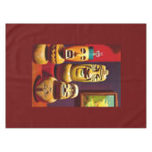 Indoor Tiki Life Ken Gage Art Tischdecke (Vorderseite (Horizontal))