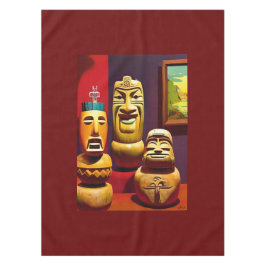 Indoor Tiki Life Ken Gage Art Tischdecke
