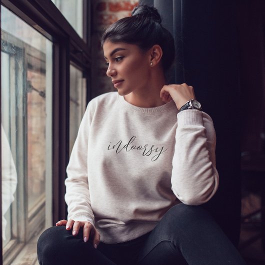 Indoorsie Crewneck | Gemütliches lustiges Pullover
