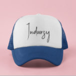 Indoorsy Script Funny Truckerkappe<br><div class="desc">Dieses Design kann durch Auswahl der Option Design bearbeiten personalisiert werden. Sie können auch auf andere Gegenstände übertragen. Kontaktieren Sie mich unter colorflowcreations@gmail.com oder nutzen Sie die Chat-Option oben auf der Seite, wenn Sie dieses Design auf einem anderen Produkt haben möchten oder Hilfe bei diesem Design benötigen. Ich kann bei...</div>